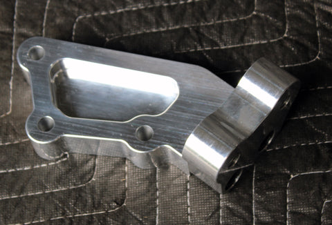 Block adapter set  - stock LS (passenger side attaches via A/C compressor bosses)
